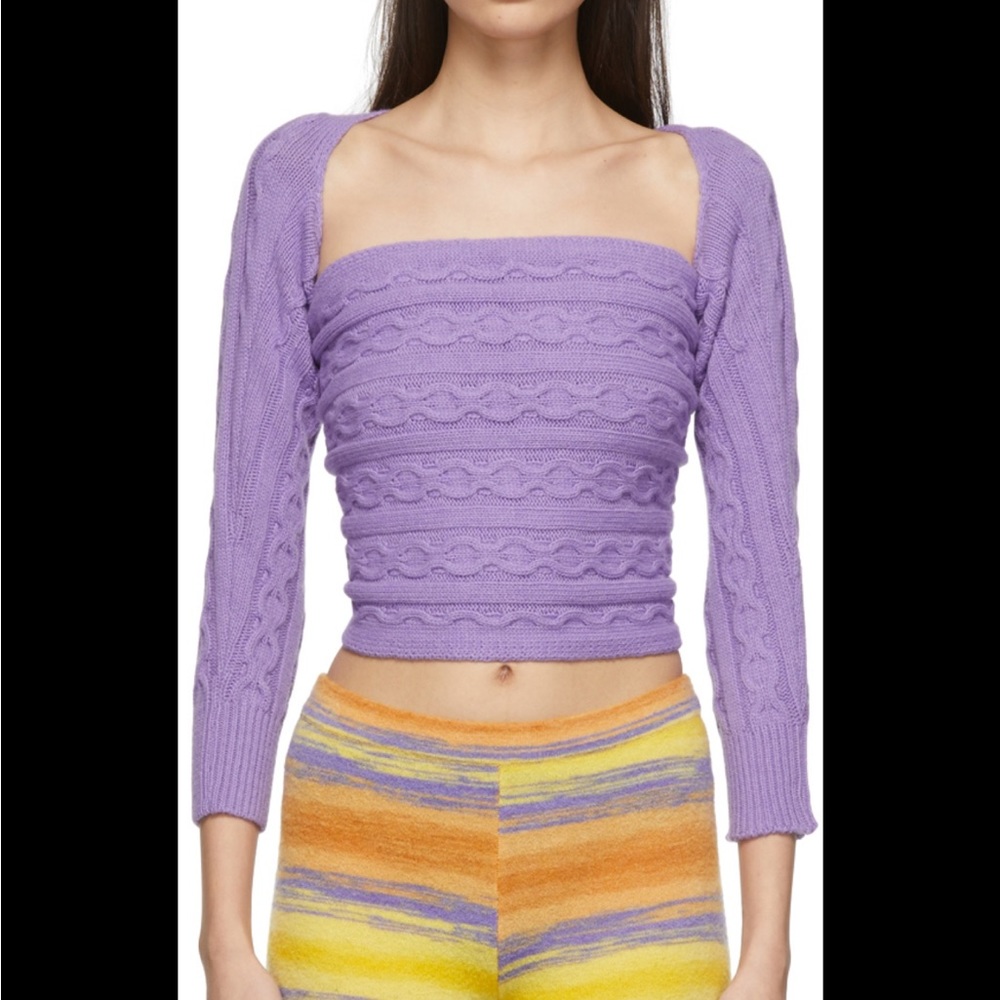 Gimaguas x Ssense lilac cardigan NWT